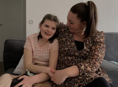 Kind mit Mutter, Fotos von Angelina Sandfoß