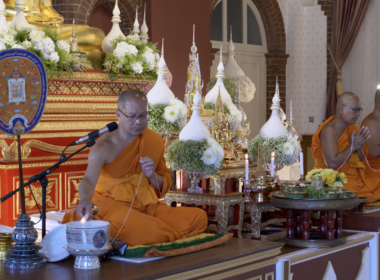 Phra Thongnark im Tempel, Foto von Lukas Treptow