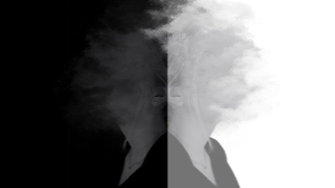 Verfremdetes Selbstportrait, Foto von Sophie Wehrstedt