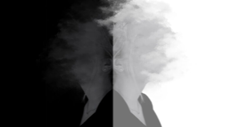 Verfremdetes Selbstportrait, Foto von Sophie Wehrstedt