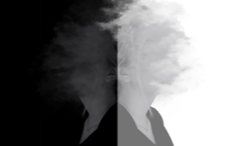 Verfremdetes Selbstportrait, Foto von Sophie Wehrstedt