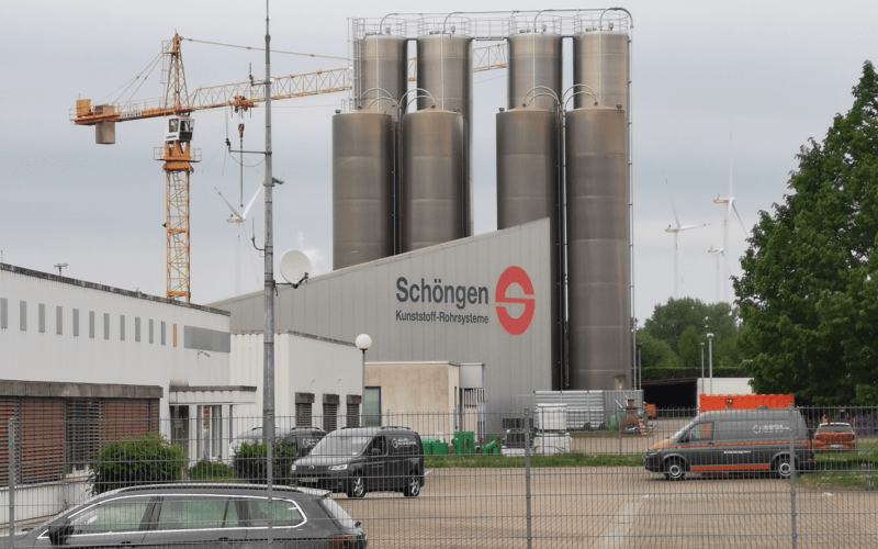 Gelände des Unternehmens „Schöngen“ in Salzgitter. Foto von Sascha Reymann