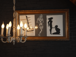 Bild mit erotischen Darstelllungen, Foto von Veronika Fecht