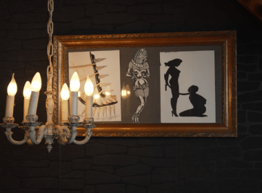 Bild mit erotischen Darstelllungen, Foto von Veronika Fecht