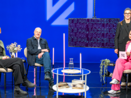 Hans-Günter Gerhold, Alicia Hartenbach, Milena Daniel und Elisa Salvadori, Foto von Tonio Vakalopoulos