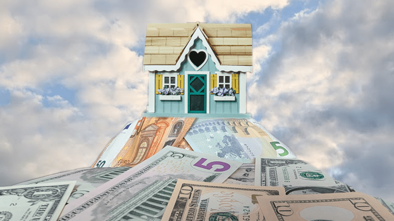 Haus mit Geld, Foto von Sascha Reymann