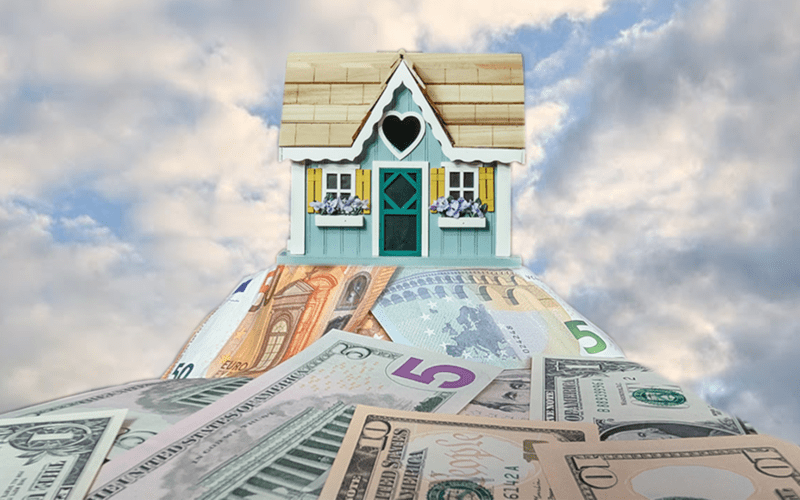 Haus mit Geld, Foto von Sascha Reymann