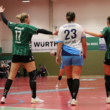 Titelbild: Meike Becker beim Handball spielen, Foto von Jaane Meyer
