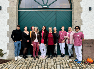 Titelbild: Team des Hospizzentrum Wolfenbüttel, Foto von Annika Pampuch
